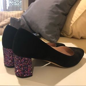 Sparkly shoes 👠 Black, glitter, low heel = Yay!